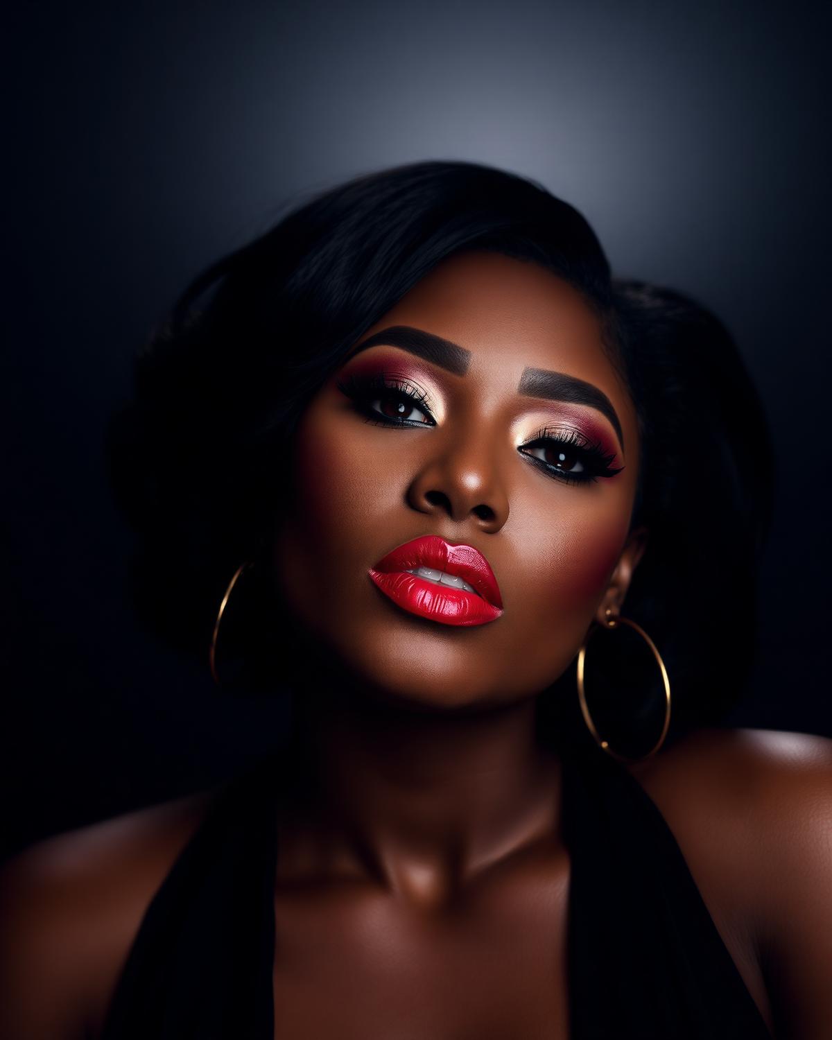 Full glam makeup by Khanyo